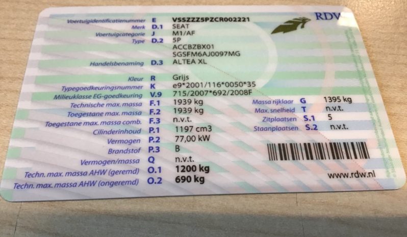 Seat Altea 1.2 TSI Style Ecomotive full