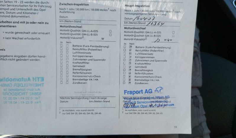 Opel Astra 1.6 Edition full