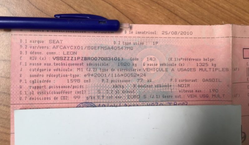 Seat Leon 1.6 TDI Style Ecomotive full