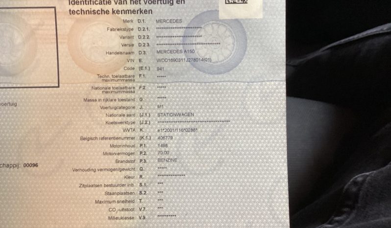 Mercedes-Benz A-Klasse A 150 Classic full