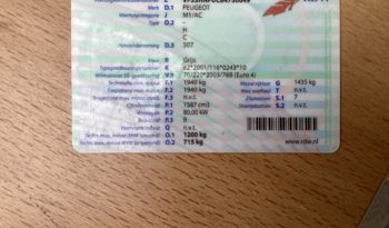 Peugeot 307 1.6 Break Oxygo full