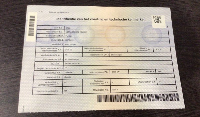 Opel Astra 1.7 CDTI Active