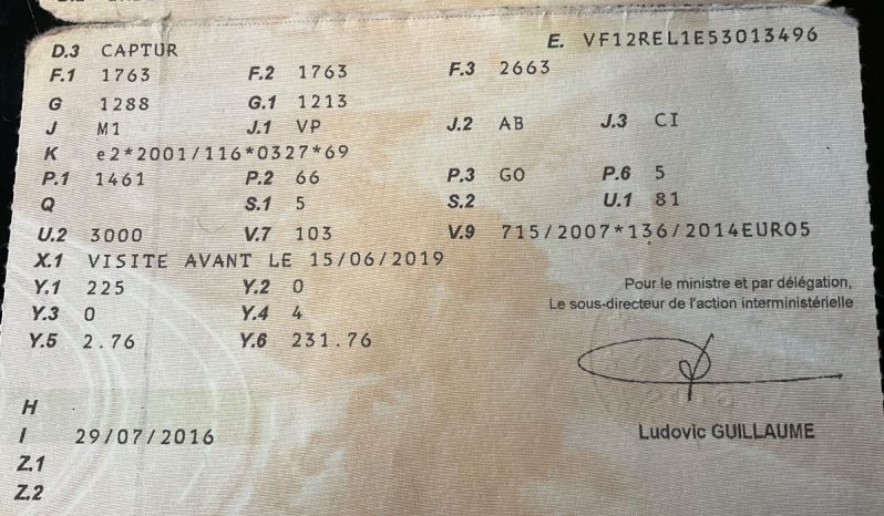 Renault Captur 1.5 dCi Intens