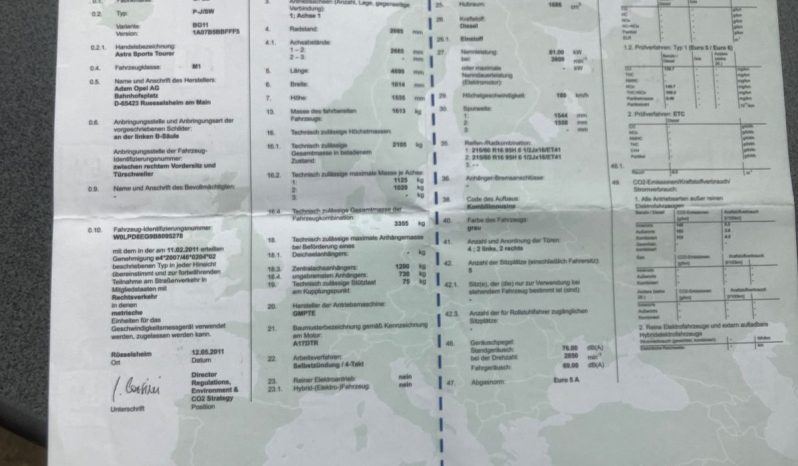 Opel Astra 1.7 CDTI Design Edition