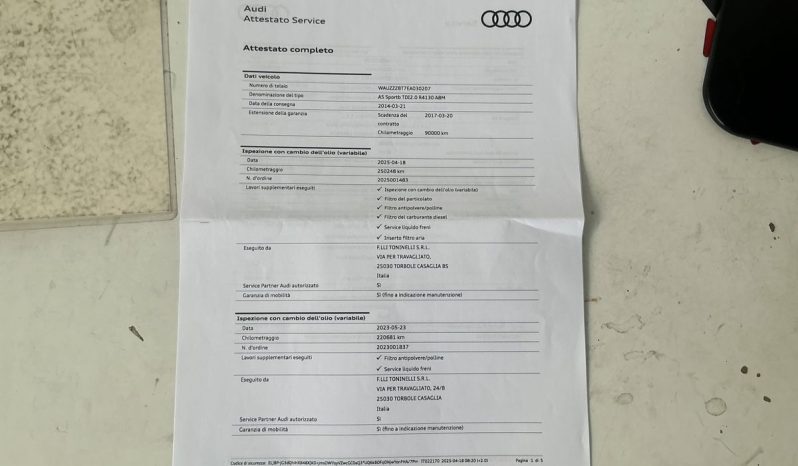 Audi A5 Sportback 2.0 TDI