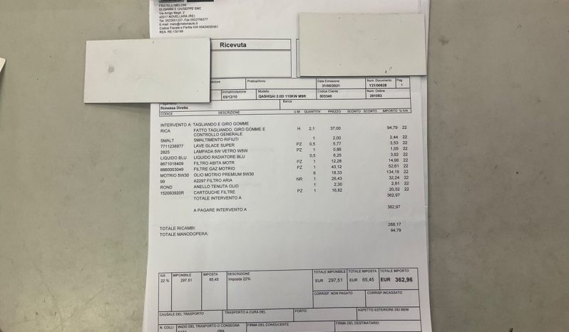 Nissan Qashqai 2.0 dCi Acenta 4×4