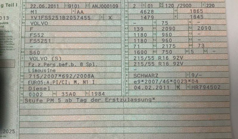 Volvo S60 2.0 D4 Summum