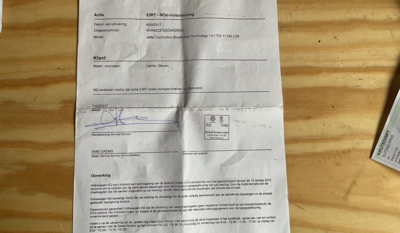 Volkswagen Jetta 1.6 TDI Comfortline BlueMotion