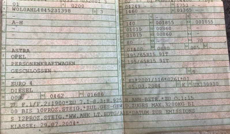 Opel Astra 1.7 CDTI Cosmo