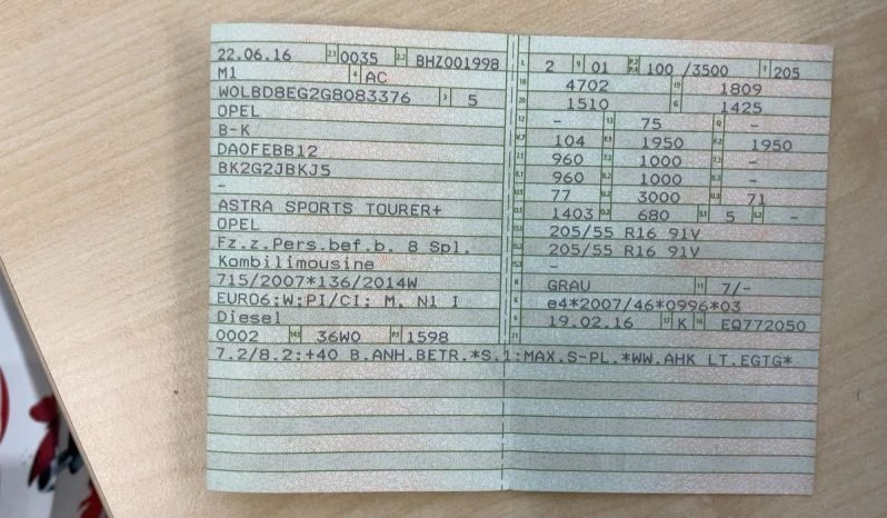 Opel Astra 1.6 CDTI Edition Start/Stop