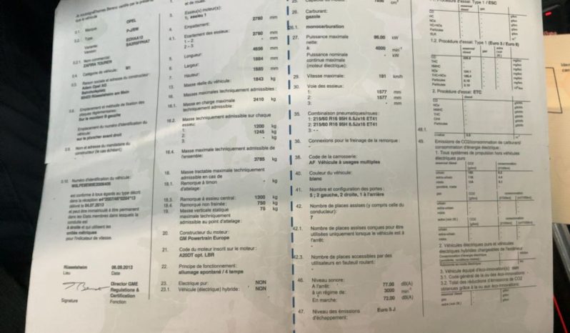 Opel Zafira Tourer 2.0 CDTI Innovation