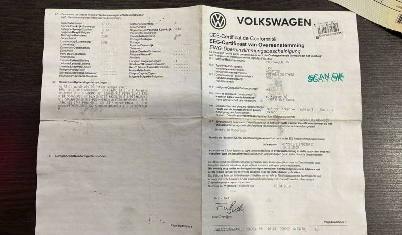 Volkswagen Golf VI 1.6 TDI Comfortline BlueMotion