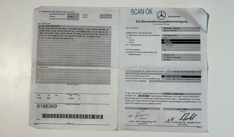 Mercedes-Benz E-Klasse E 200 CDI BlueEfficiency Standard