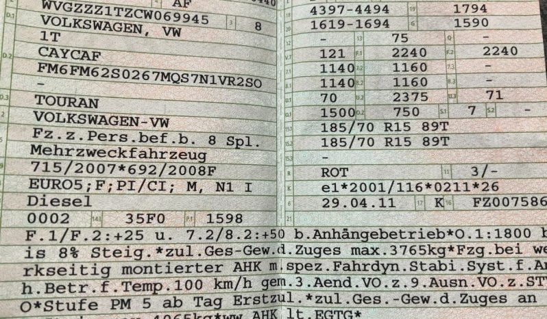 Volkswagen Touran 1.6 TDI Style BlueMotion