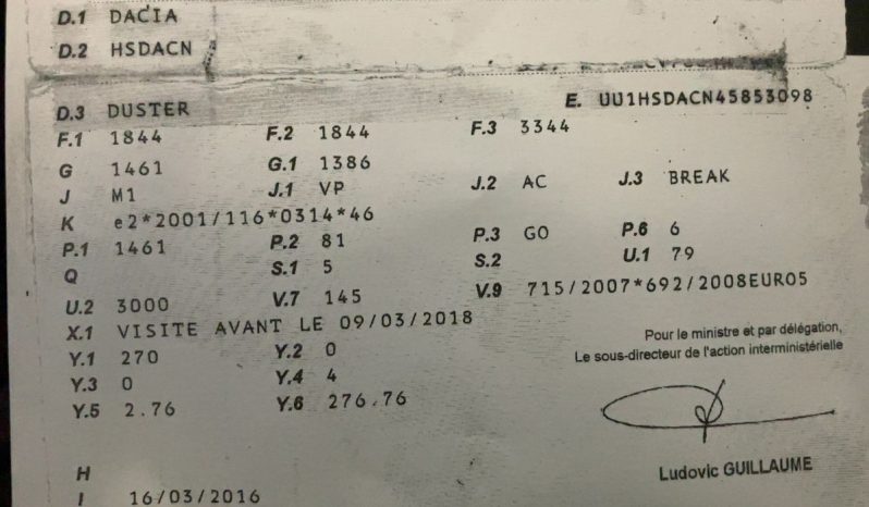 Dacia Duster 1.5 dCi Prestige 4×4