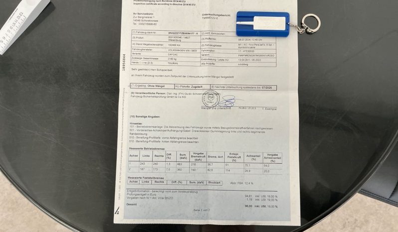 Volkswagen Touran 1.6 TDI Comfortline BlueMotion