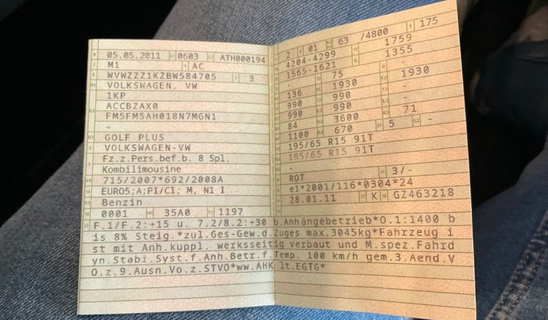 Volkswagen Golf Plus 1.2 TSI Trendline