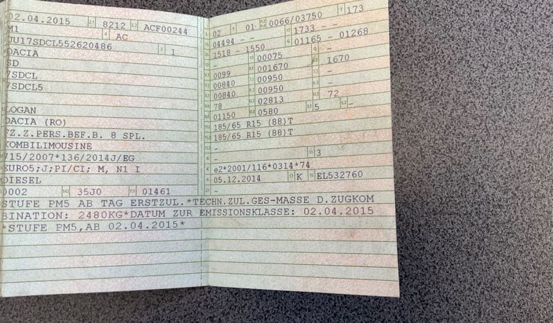 Dacia Logan MCV 1.5 dCi Prestige