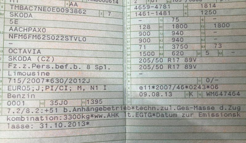 Skoda Octavia 1.4 TSI Ambition