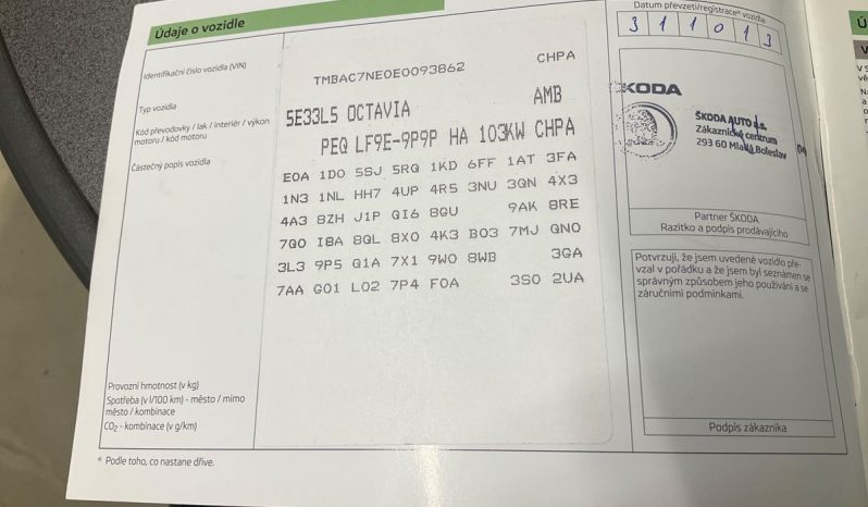 Skoda Octavia 1.4 TSI Ambition