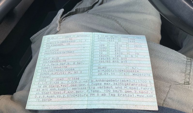 Volkswagen Golf VI Plus 1.6 TDI Style