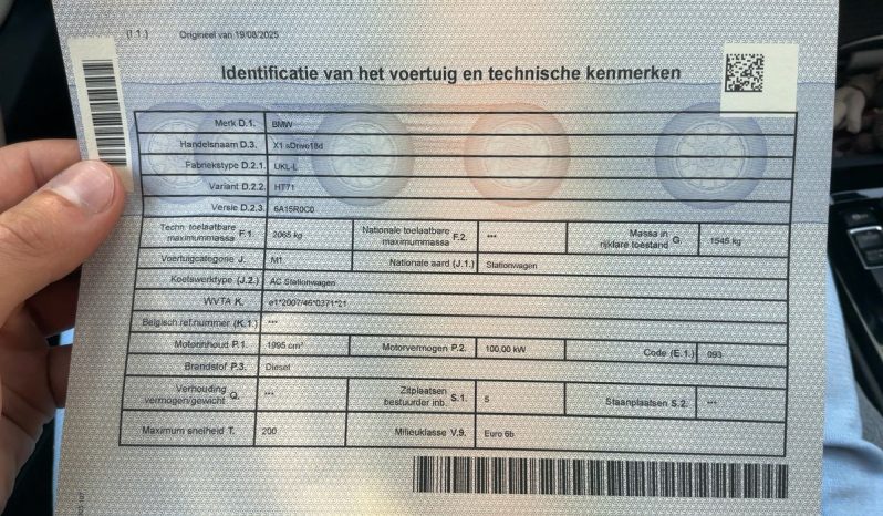 BMW X1 sDrive 18d xLine