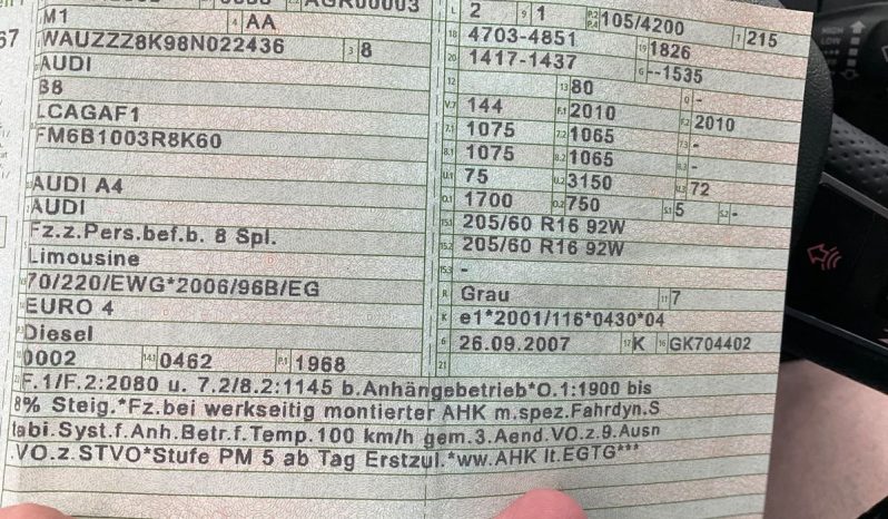 Audi A4 2.0 TDI Attraction