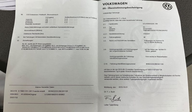 Volkswagen Passat 2.0 TDI Comfortline BlueMotion Tech
